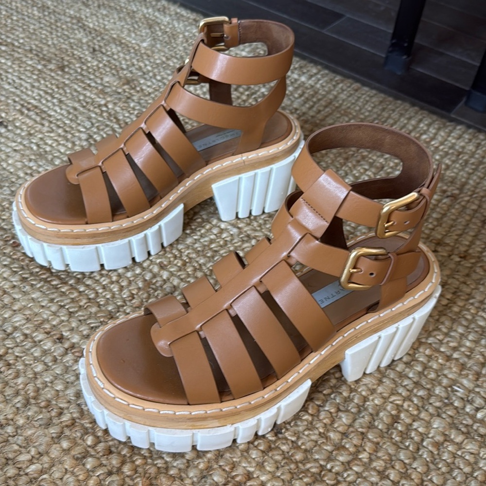 Stella McCartney gladiator sandal with wedge